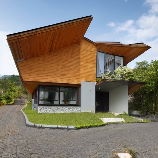 k-shaped house