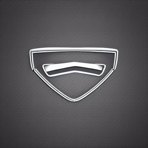 a futuristic company logo symbol for automotive, digital art illustrator svg logo design 