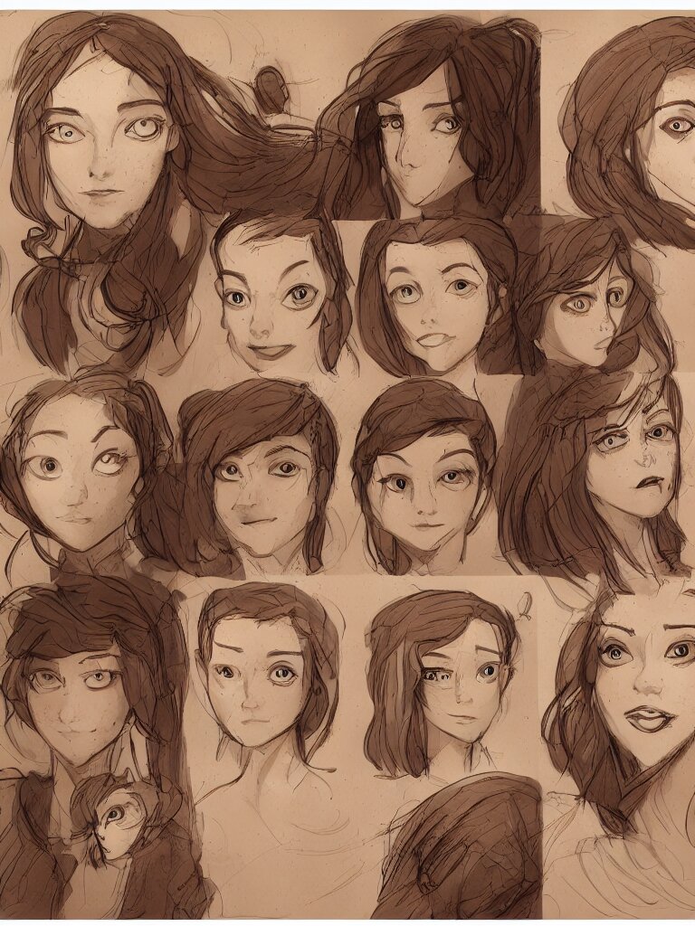 freckles by disney concept artists, blunt borders, golden ratio 