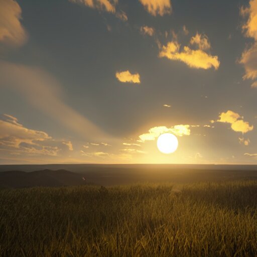 the setting sun, unreal engine 5 