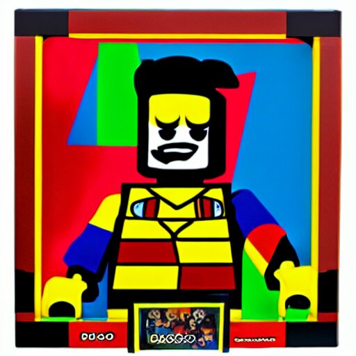 pablo picasso lego, activity play centre, plastic, toy, butcher billy style 