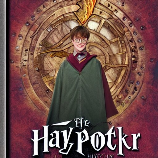 cover of magic book written by harry potter, highly detailed, 4 k 