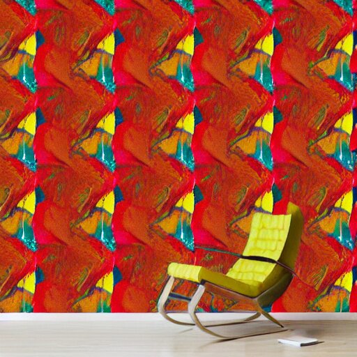 red, yellow, orange, abstract painting, wallpaper pattern 