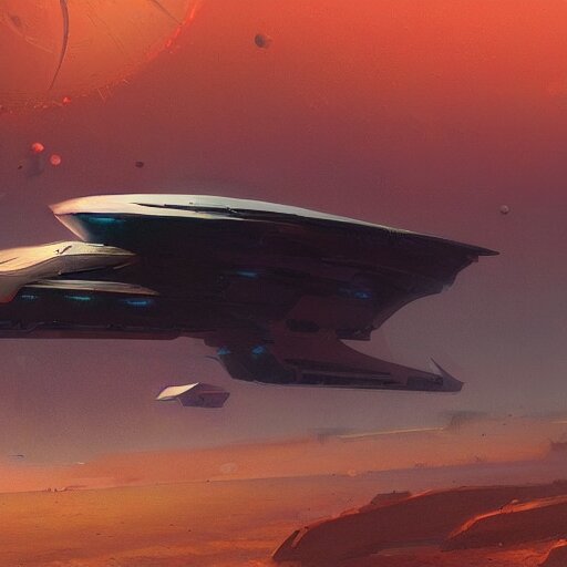 spaceship by jean giraud concept art by anthony macbain greg rutkowski artstation 