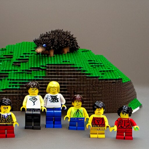 lego version of hedgehogs, photo 