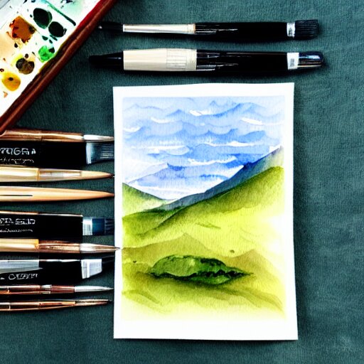 landscape watercolor prints 