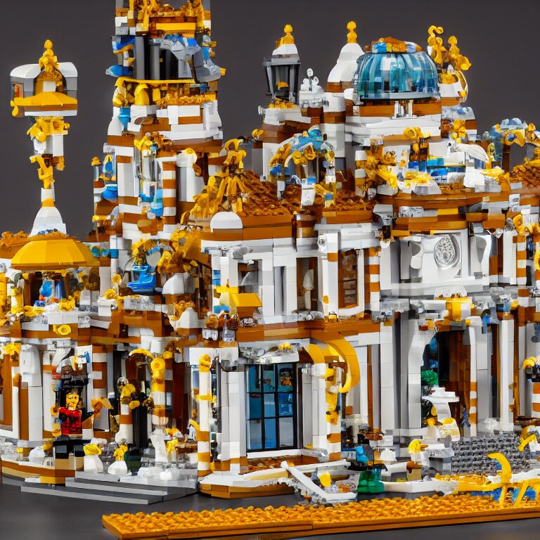 mara - a - lago lego set, product marketing, photorealistic, studio lighting, highly detailed 