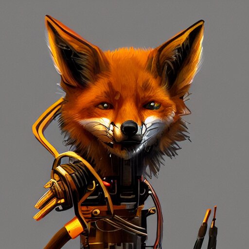 a robotic fox by viktor antonov, mechanic, dishonored, concept art, intricate, detailed, dramatic, artstation 