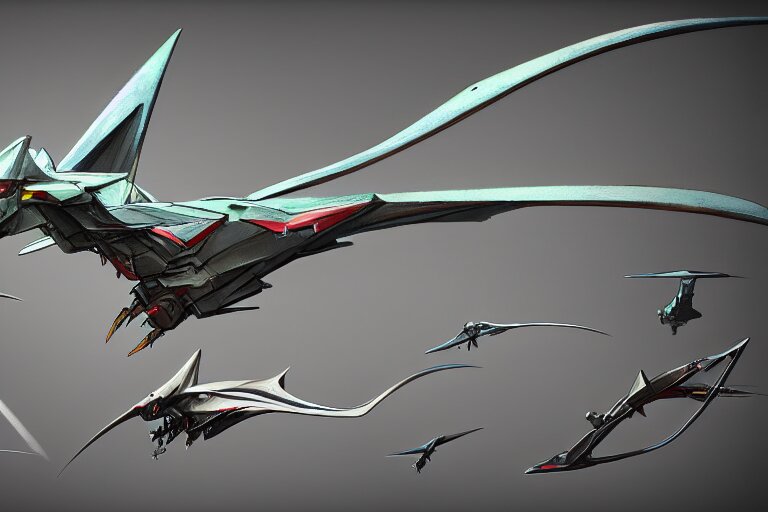 a pteranodon mecha fighter, ultra detailed engineering schematic, boeing concept art, cinematic lighting