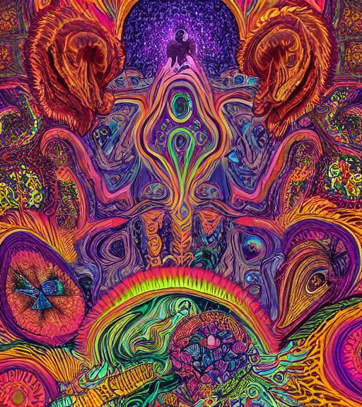 ketamine dreams, psychedelic, intricate, super detailed, 4K, - Arthub.ai