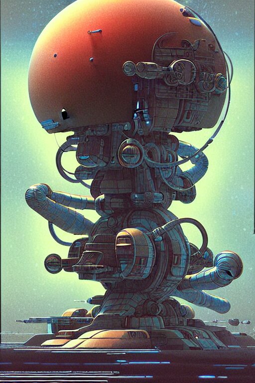 design only! 2 0 5 0 s retro future art 1 9 7 0 s science fiction borders lines decorations space machine, mech, robot. muted colors. by jean - baptiste monge, ralph mcquarrie, marc simonetti, 1 6 6 7. mandelbulb 3 d, fractal flame, jelly fish, coral 