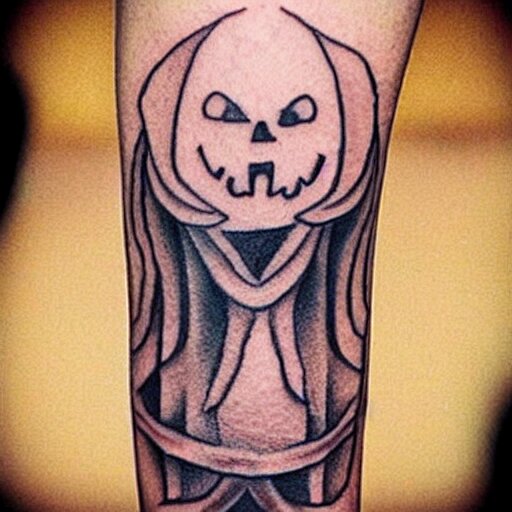 A ghost tattoo, minimalistic, simplistic,