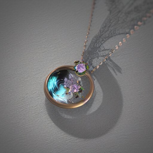 intricate! organic, nordic wedding ring, necklace, gemstones, dreamy floral background, refraction, occlusion, lower and upper levels, keyshot render, octane render, vray render 