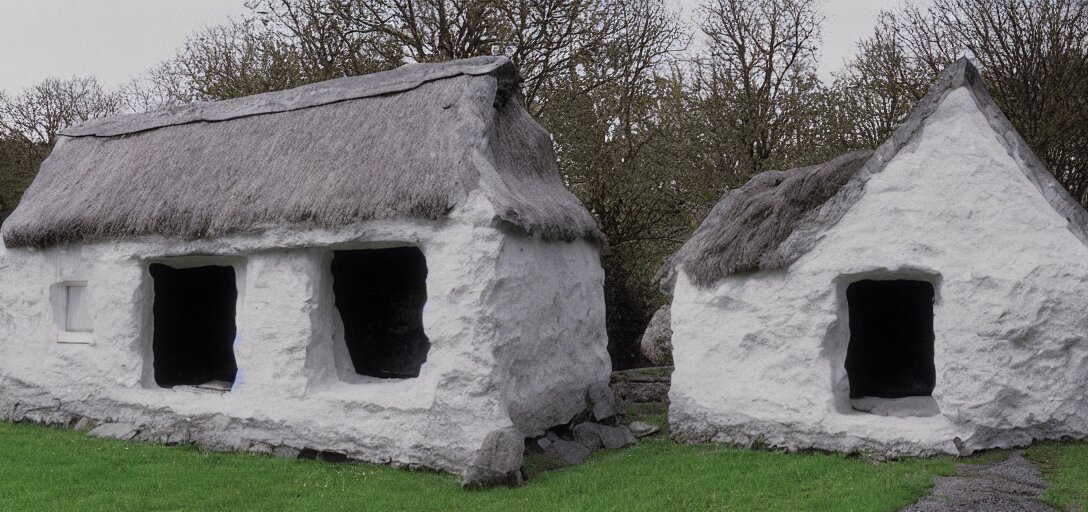 scottish blackhouse constructed of ivory - white pentelic marble. fujinon premista 1 9 - 4 5 mm t 2. 9. portra 8 0 0. 