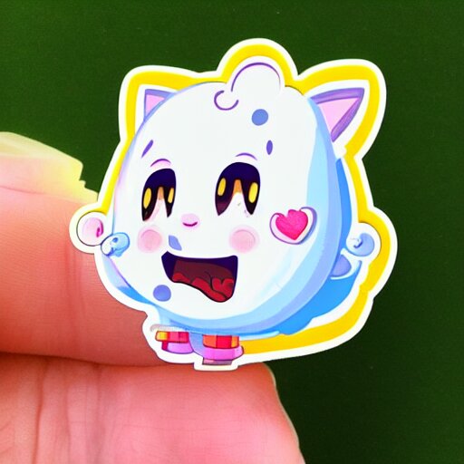 cute sticker of baba is you videogame 