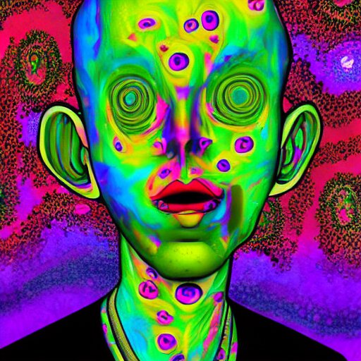 👽 🤖 psychedelic style, surreal, digital painting 