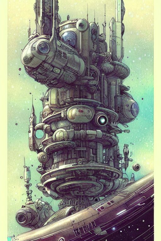 design only 2 0 5 0 s retro future art gothic designs borders lines decorations space machine. muted colors. by jean - baptiste monge! 