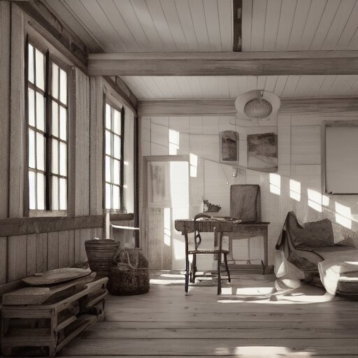 1 9 2 0 farmhouse interior design style, hyper realistic, octane render, 