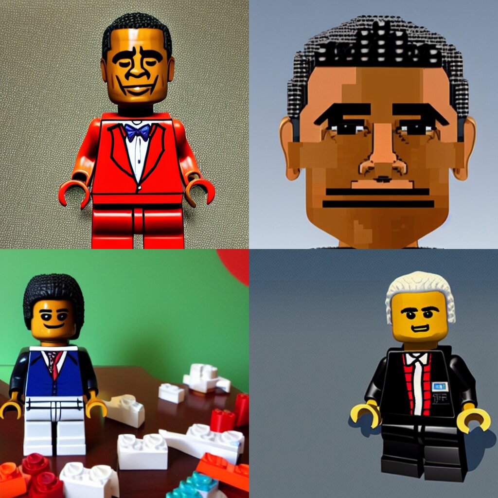 obama as a lego figurine 