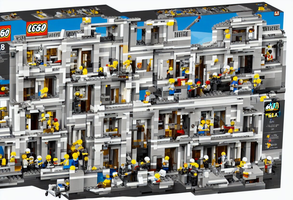 mar - a - lago fbi raid lego set 