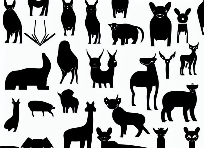 digital art minimal vector animal! detailed wallpaper trending on artstation 