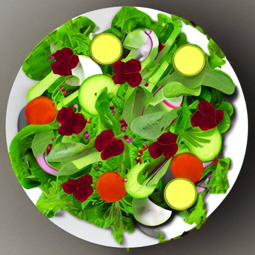 a sensual salad, ultra realistic, beautiful, 8 k resolution 