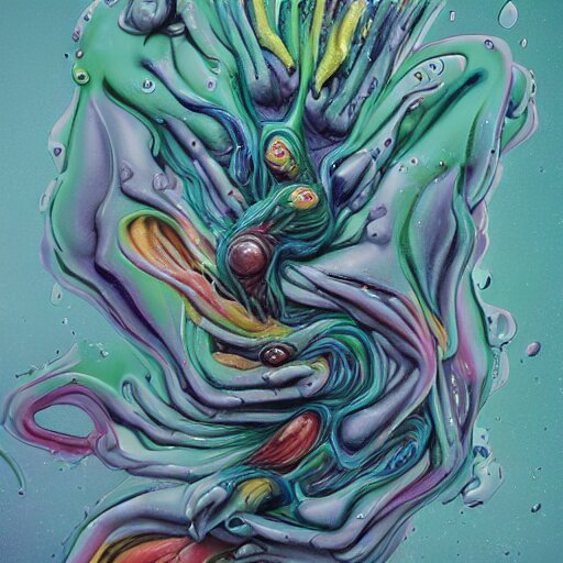 melting crayon goop, lots of them, animals and people eating the crayons, drool, wet, dripping, moist, fluids, anatomical deformities, unnatural movement, they are happy, they are creepy, bizzaro, by emedios varo and anato finnstark and fenghua zhong, hyperrealism, 8 k, 3 d, evangelical, hyperrealism, masterpiece, biblical, texture, captivating, awe inspiring 