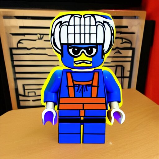 pablo picasso lego, activity play centre, plastic, toy, butcher billy style 