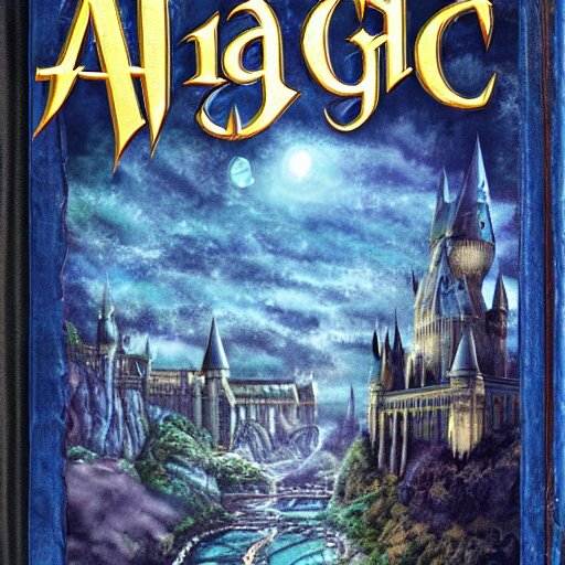 cover of magic book written by harry potter, highly detailed, 4  