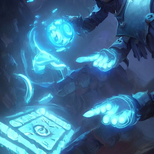 glowing hands with fingers floating, stop sign hands, fingers, fingers, fingers, fingers, fingers, hands, hands, hands, hands, glowing fingers, blue theme, bright art masterpiece artstation. 8 k, sharp high quality artwork in style of jose daniel cabrera pena and greg rutkowski, concept art by tooth wu, blizzard warcraft artwork, hearthstone card game artwork, human anatomy 