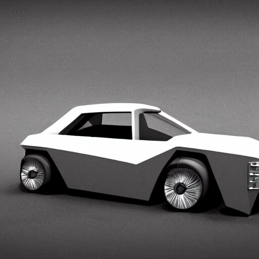 brutalist - inspired car 