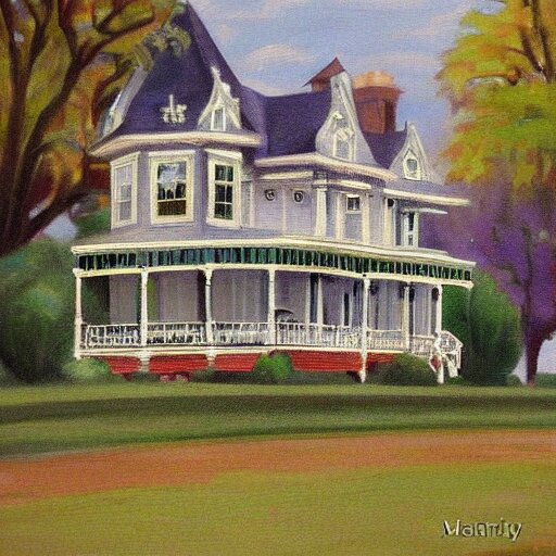 victorian house painting, fond memories, fond memories by mary haley, 