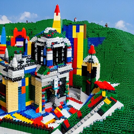 Armenia, Quindio but made with Legos