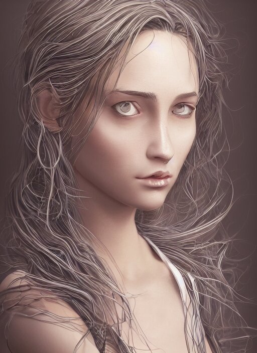 portrait of the most beautiful woman in the world, intricate, elegant, highly detailed, photorealistic, trending on artstation, digital art 