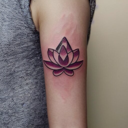 small lotus tattoo 