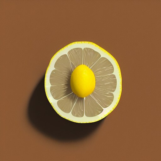 a render of a low polygon lemon, 