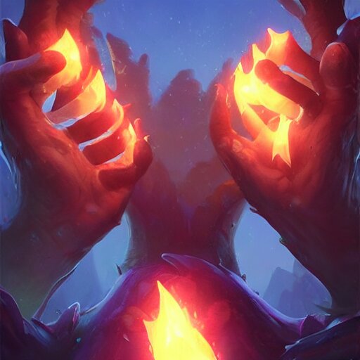 glowing hands with fingers floating, stop sign hands, fingers, fingers, fingers, fingers, fingers, hands, hands, hands, hands, glowing fingers, blue theme, bright art masterpiece artstation. 8 k, sharp high quality artwork in style of jose daniel cabrera pena and greg rutkowski, concept art by tooth wu, blizzard warcraft artwork, hearthstone card game artwork, human anatomy 