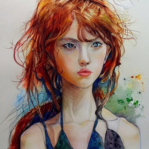 water color art on paper,, highly detailed, artstation, masterpiece, award - winning, 