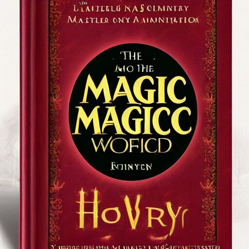 cover of book about magic written by a sorcerer, highly detailed, 4 k 