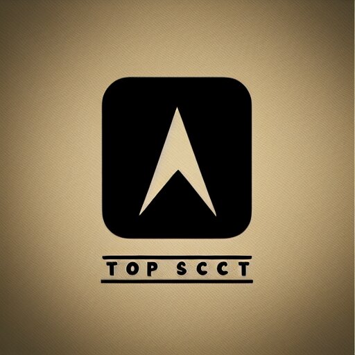 a minimalist vector logo for top secret darksearch project 