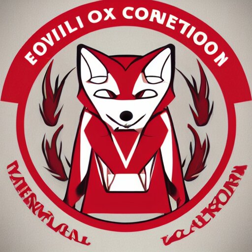 logo for evil corporation that involves foxes 