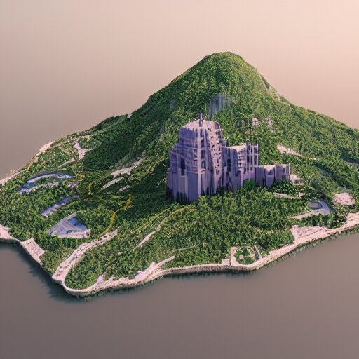 low poly art of new york as an island floating in the sky, low poly, isometric art, 3d render, waterfall, high detail, artstation, concept art, behance, ray tracing, smooth, sharp focus, ethereal lighting