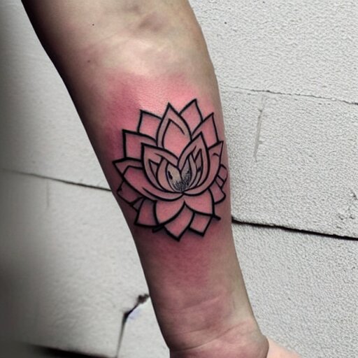 small lotus tattoo 