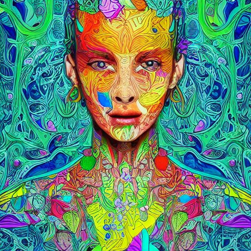 the portrait of a beautiful young woman partially made up of bell peppers of all colors, an ultrafine detailed illustration by james jean, intricate linework, bright colors, final fantasy, behance contest winner, vanitas, angular, altermodern, unreal engine 5 highly rendered, global illumination, radiant light, detailed and intricate environment 