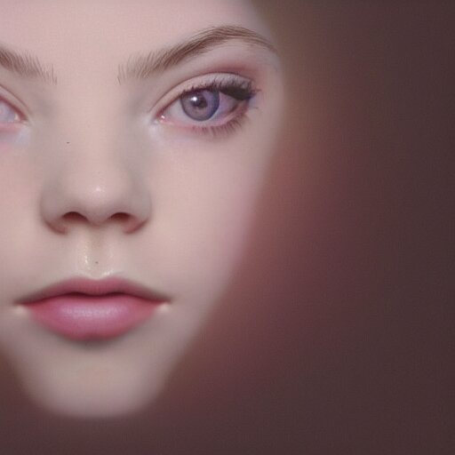 portrait of a beautiful girl + anya taylor - joy floating under the deep dream water, beautiful smooth soft light + white petal, by personal photography, art by brookskim, closeup, 4 k, highly detailed, instagram, 