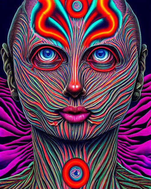 human spirit breaking away from the body, conjuring psychedelic background, part by shintaro kago, part by alex gray, ross tran, james jean, ultra realistic, highly detailed, 8 k, trending on artstation, symmetry 