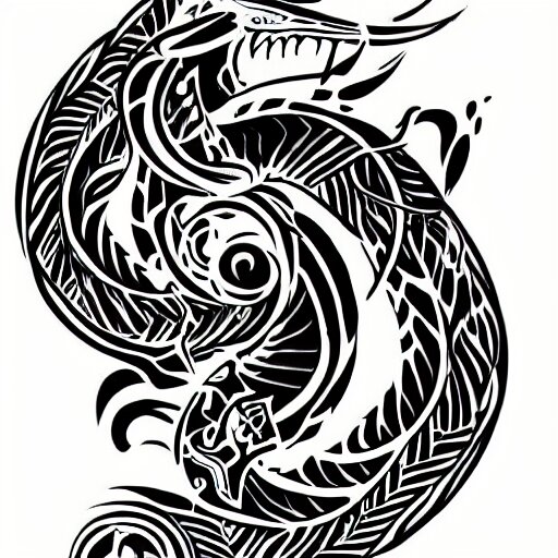 tattoo design, stencil, tattoo stencil, traditional, a cobra with its fangs out surrounded by flowers