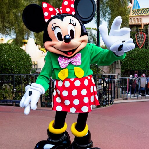 Lexica Transgender Mickey Mouse Costumed Character At Disneyland