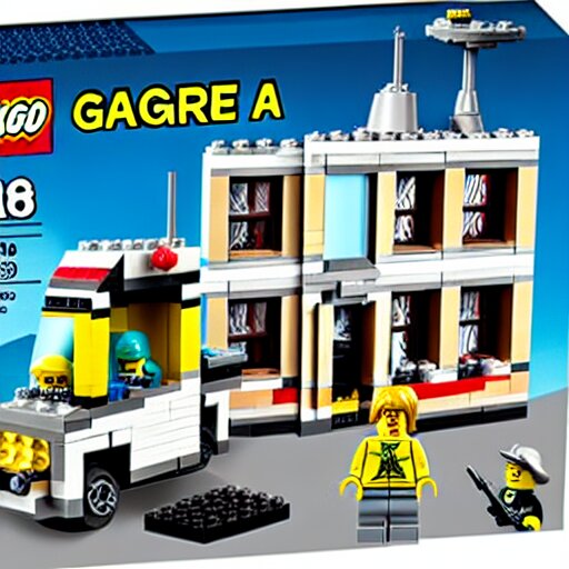 lar - a - mago fbi raid lego set 