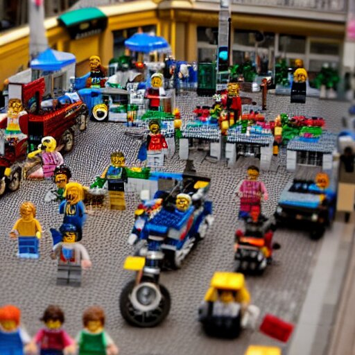 paris made with lego